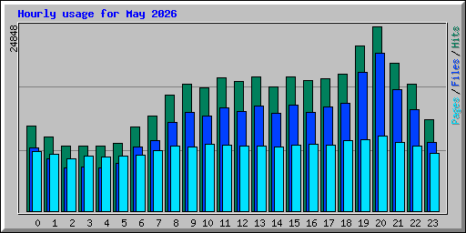 Hourly usage for May 2026